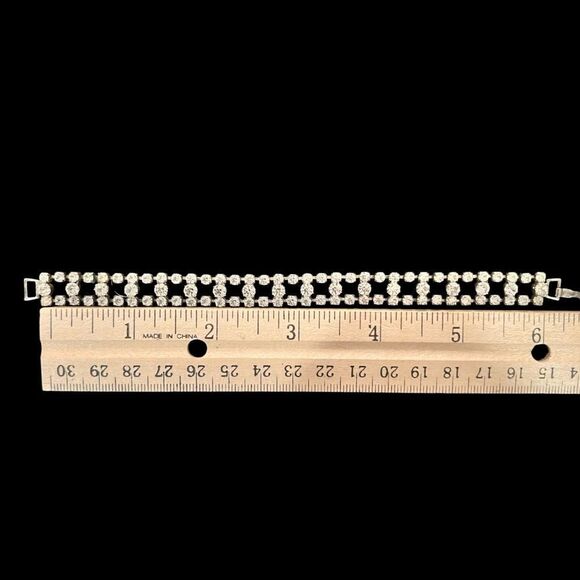 Vintage Rhinestone Bracelet - Picture 3 of 4